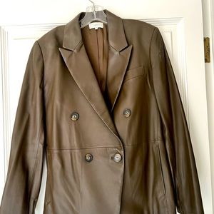 Vince leather blazer